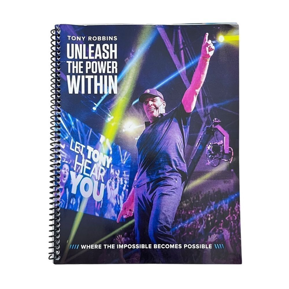 Tony Robbin’s Unleash The Power Within Workshop Manuel Workbook
